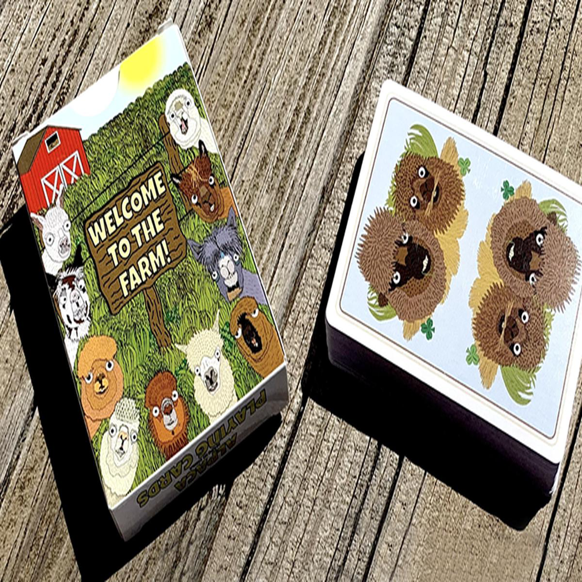 Alpaca Farm Playing Cards on sale