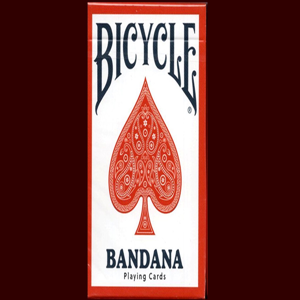 Bicycle Bandana (Red) Playing Cards, on sale