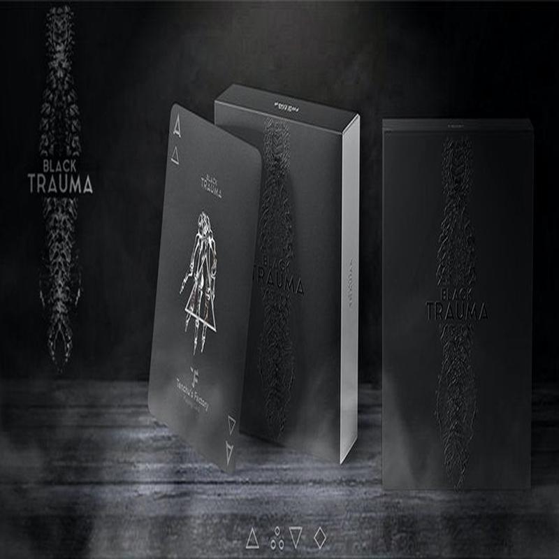 Black Trauma Playing Cards