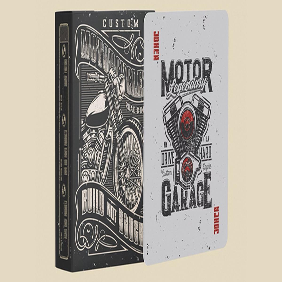Custom Motorcycles Playing Cards