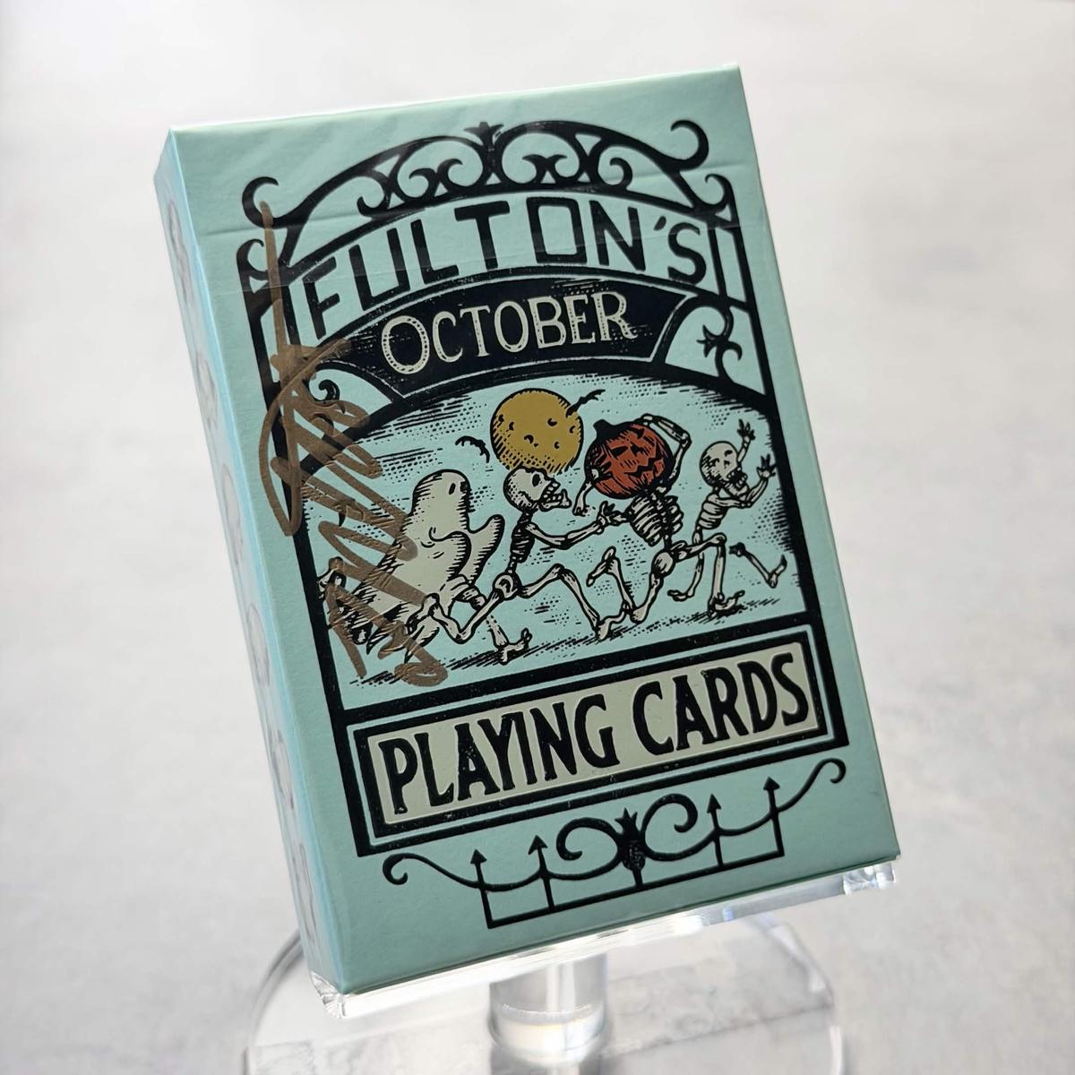 Fulton’s October (Signed) Playing Cards