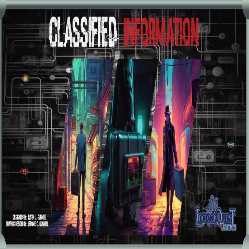 IncrediQuest Games Classified Information (Deluxe) Card Game
