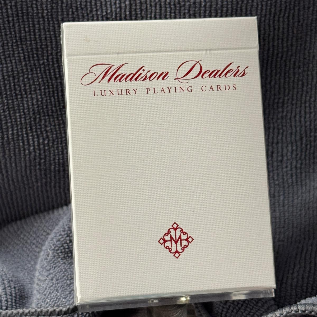 Madison Dealers Playing Cards (Red, Borderless)