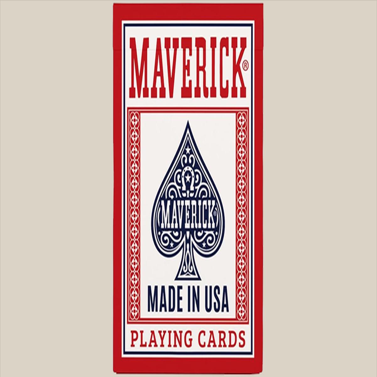 Maverick Made in the USA (rot) Playing Cards