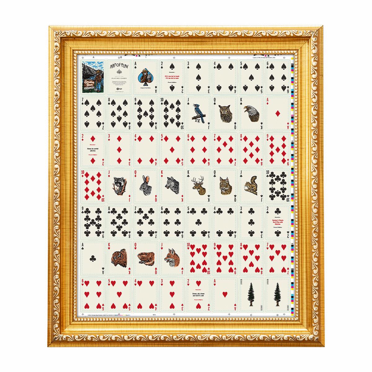 Smokey Bear Uncut Sheet
