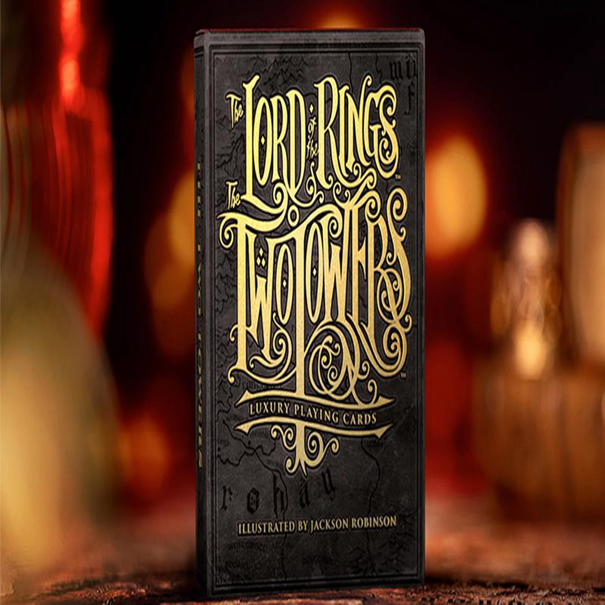 The Lord of the Rings 8211 Two Towers Playing Cards (Gilded Edition) by Kings Wild