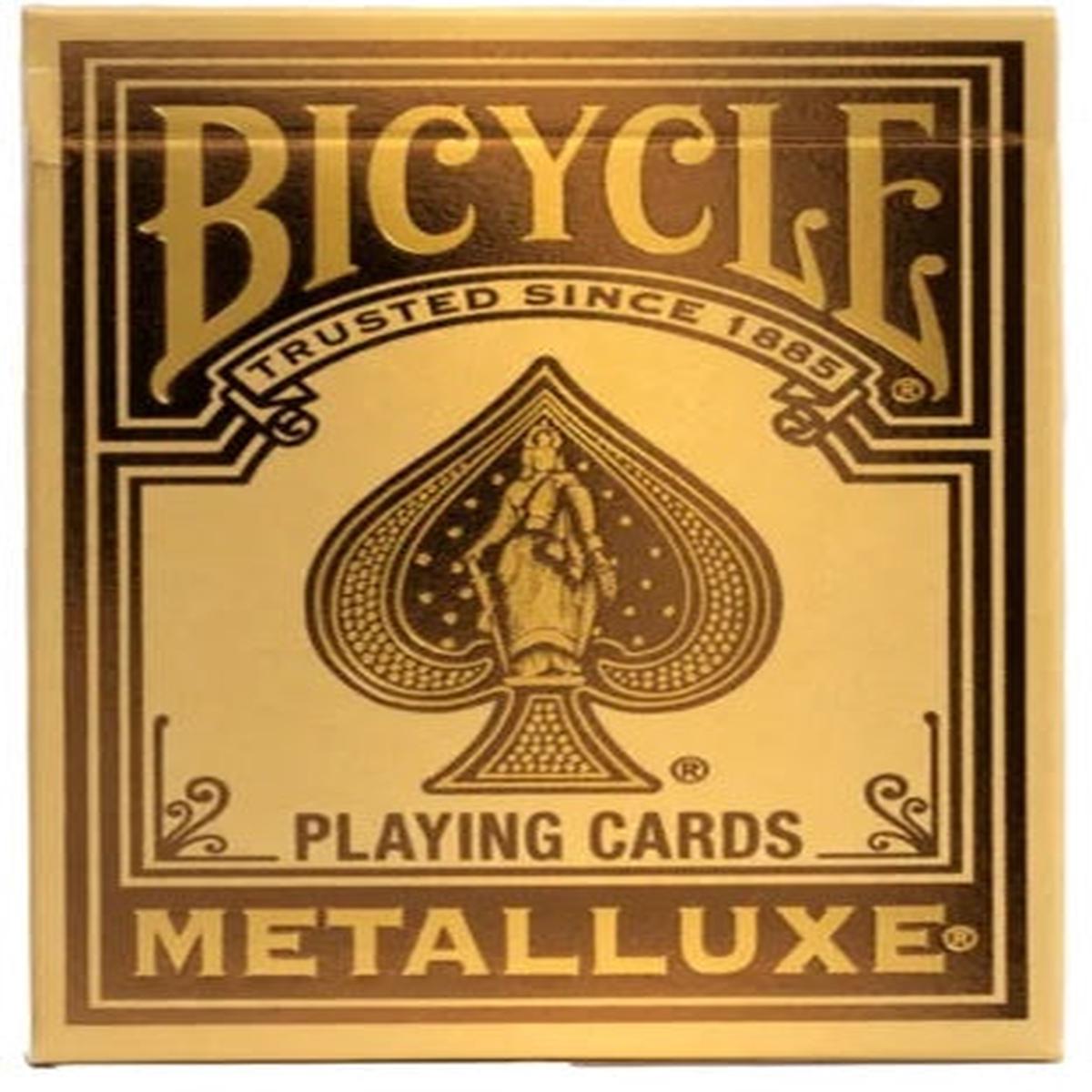 Bicycle MetalLuxe Gold 2022 Playing Cards