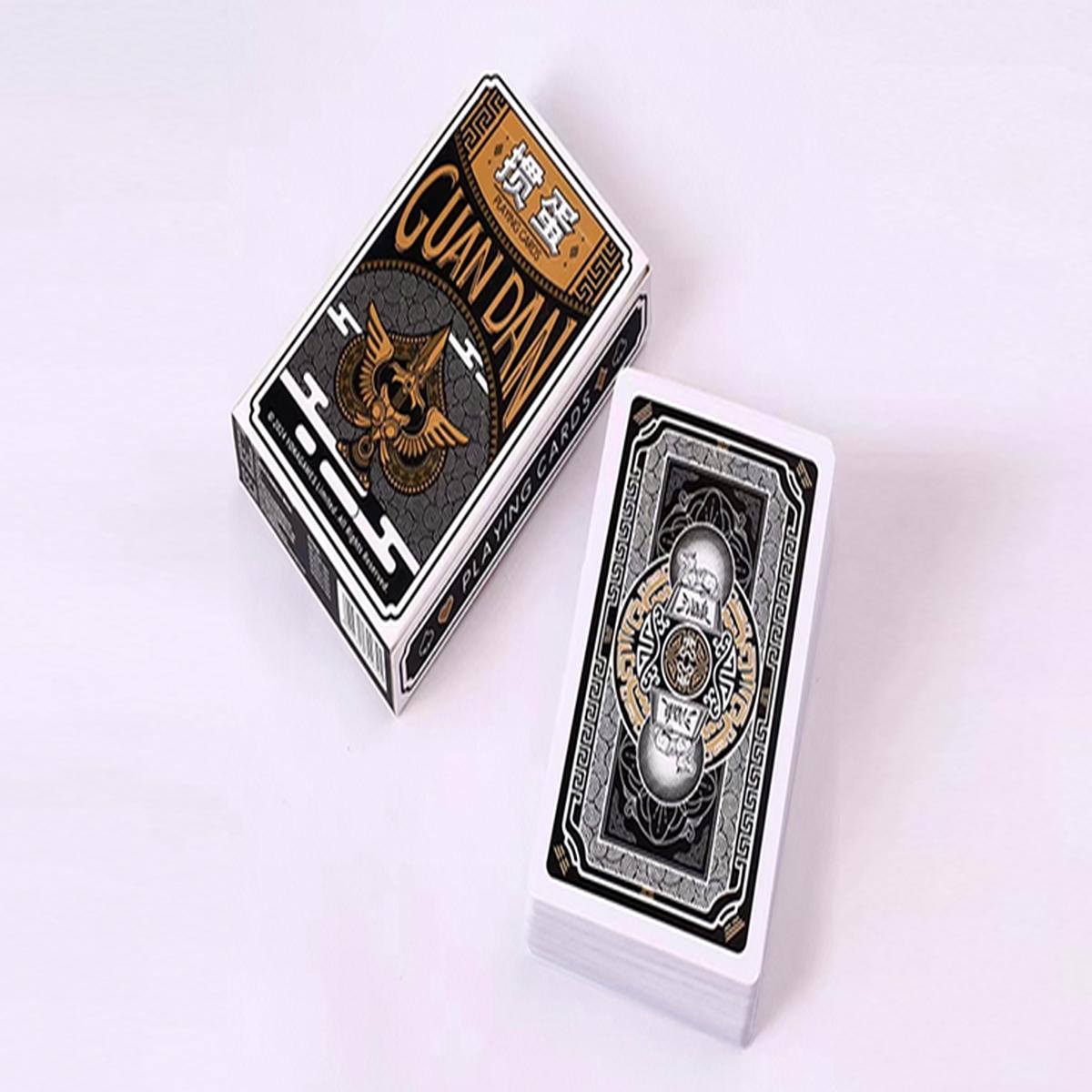 GUAN DAM -Warriors of the Three Kingdoms (Black) Playing Cards