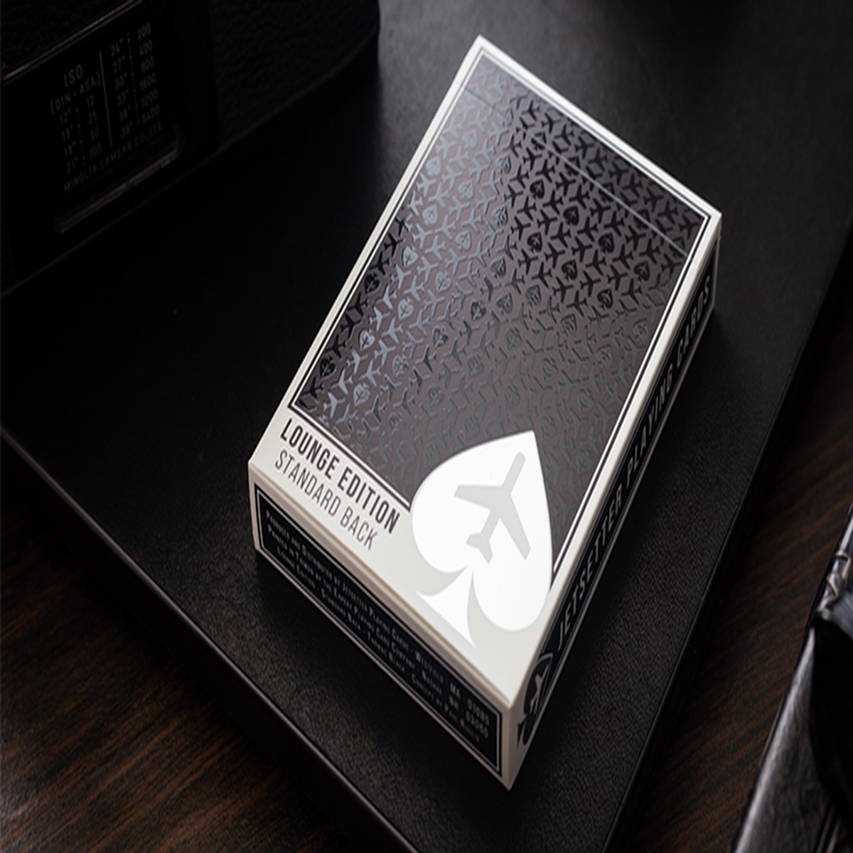 Lounge Edition Unmarked (Tarmac Black) by Jetsetter Playing Cards, on sale