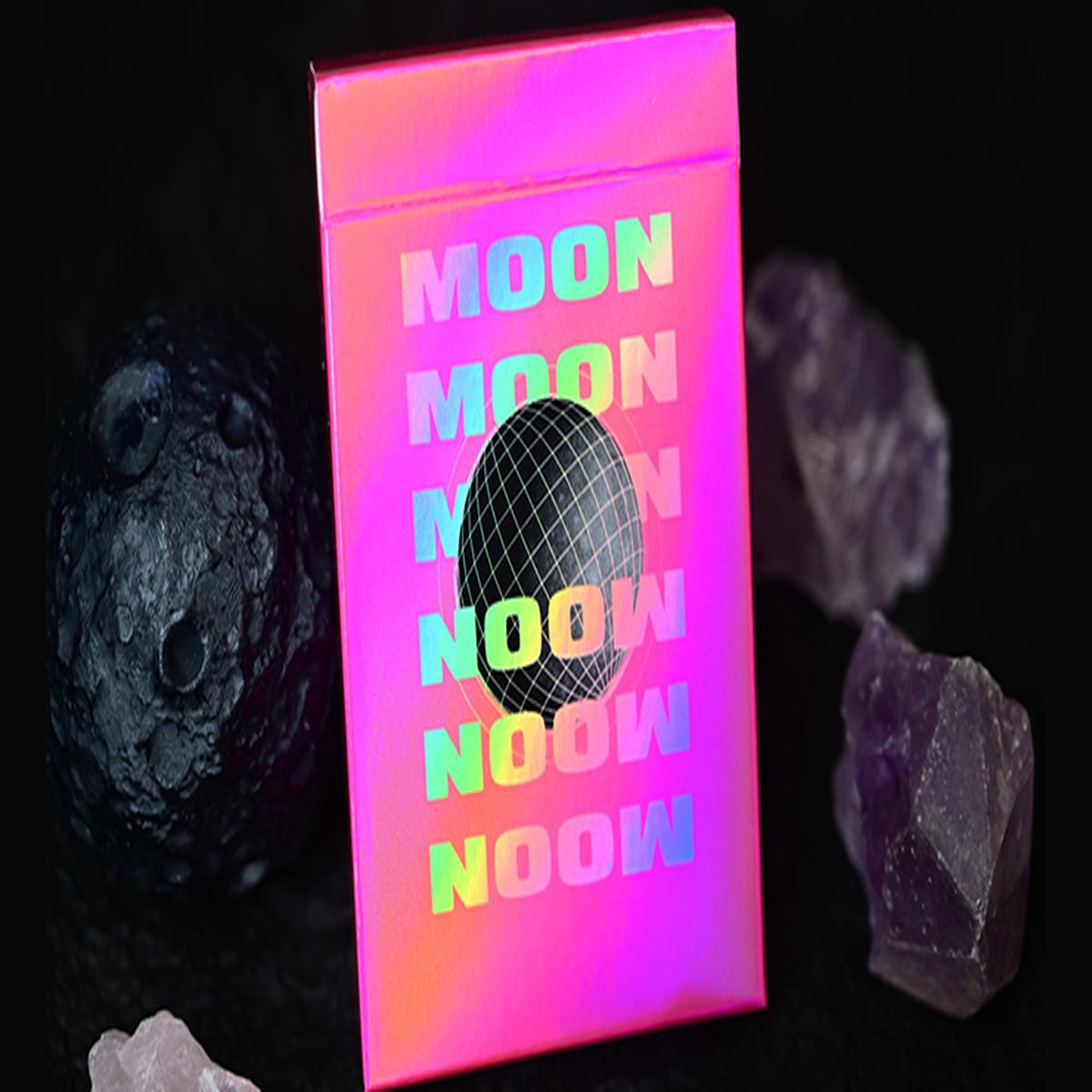 Moon (Pink Holo) Playing Cards