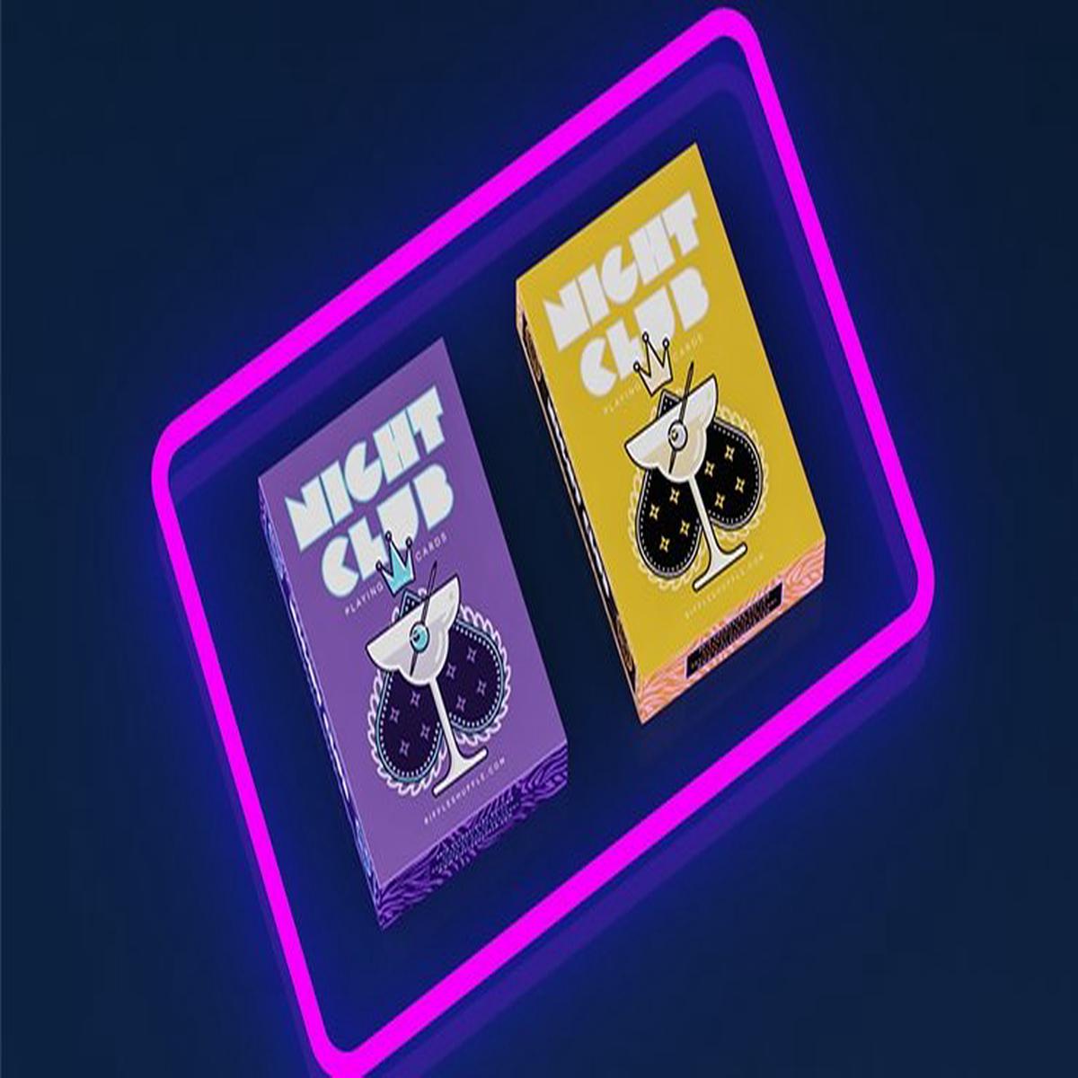Nightclub UV Edition Playing Cards by Riffle Shuffle