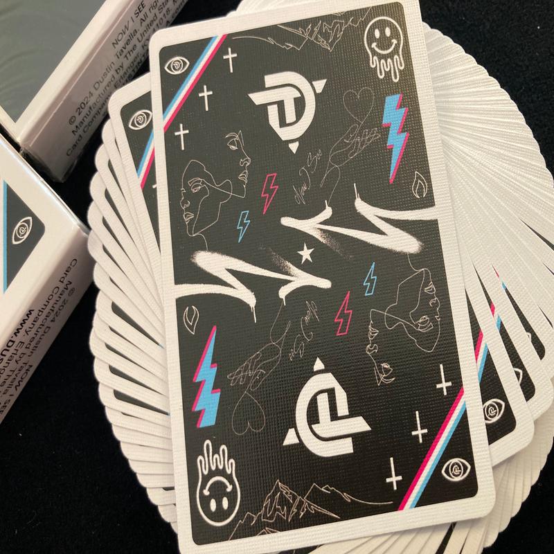 Now I See Playing Cards V1 by Dustin Tavella and The Magic Firm
