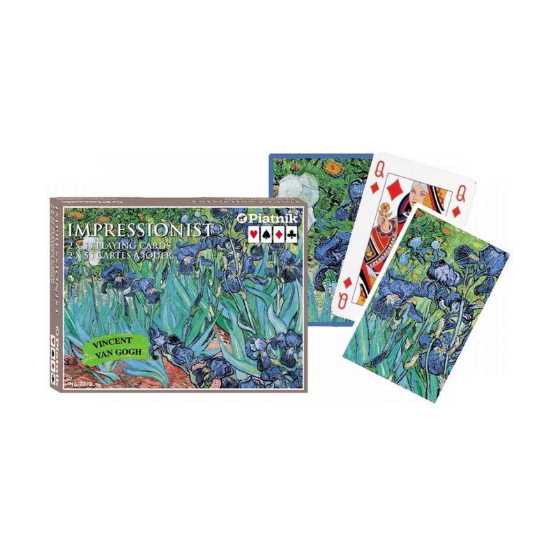 Van Gogh Iris twin deck playing cards