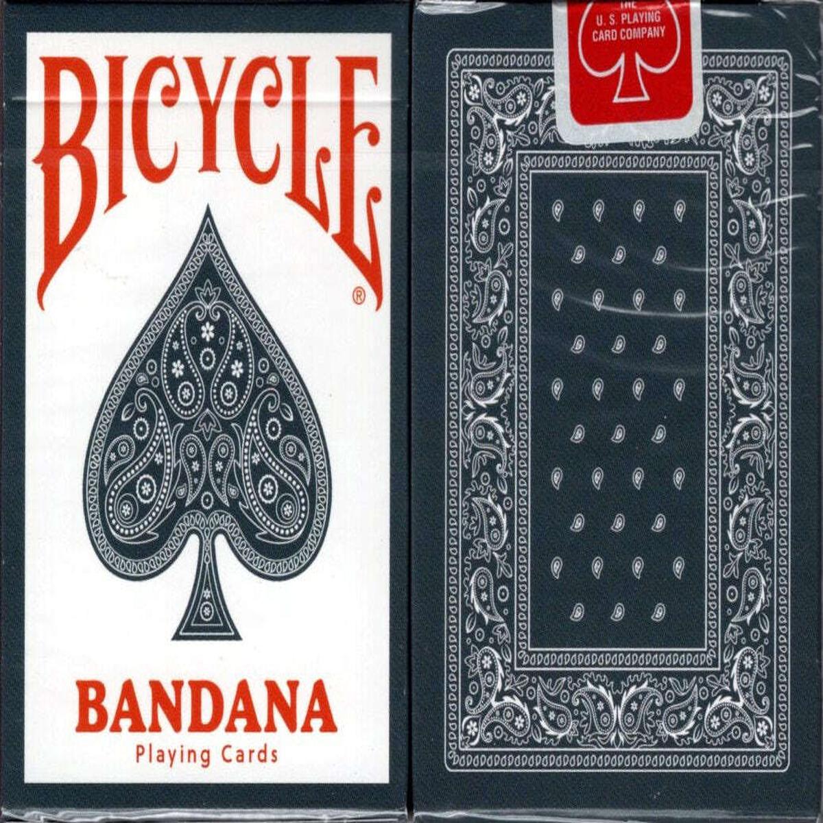 Bicycle Bandana Playing Cards – Worn Denim Blue
