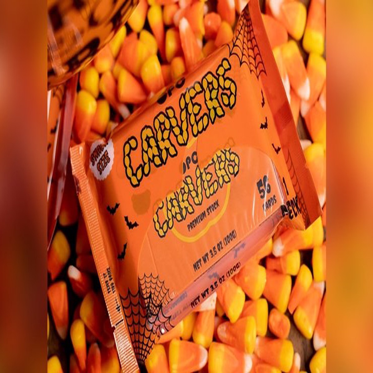 Carvers V2 Pumpkin Playing Cards by OPC