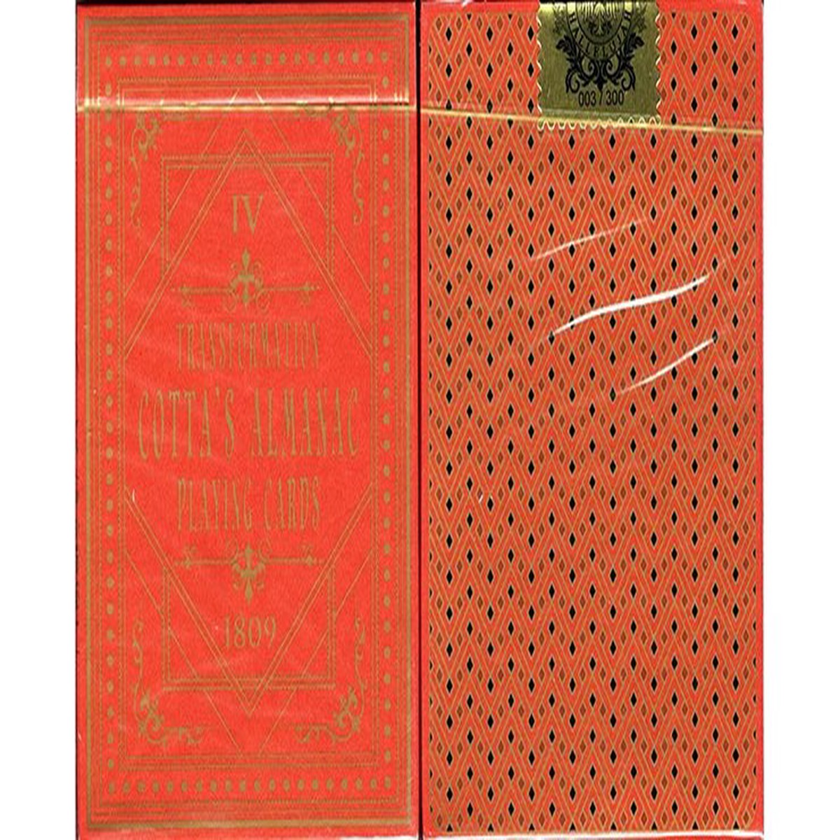 Gilded Cottas Almanac 4 (Numbered Seal) Transformation Playing Cards