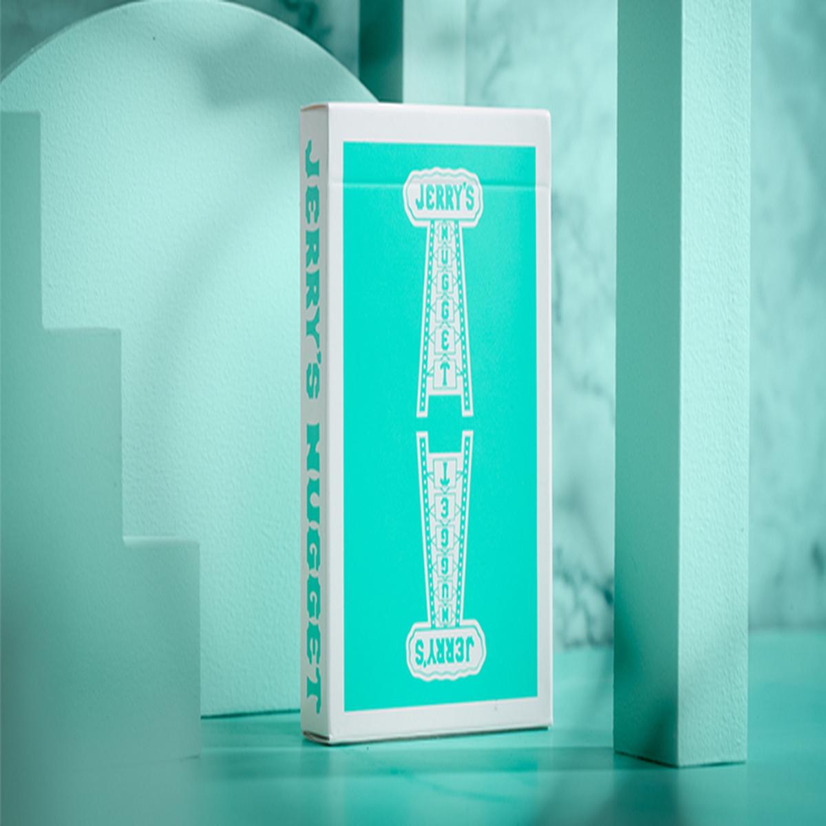 Jerry’s Nugget Monotone (Tiffany Blue) Playing Cards