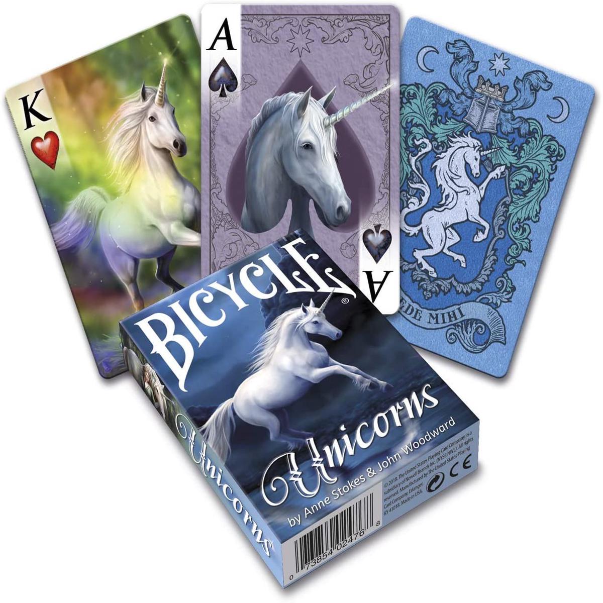 Playing Cards: (Anne stokes) Unicorns – Bicycle