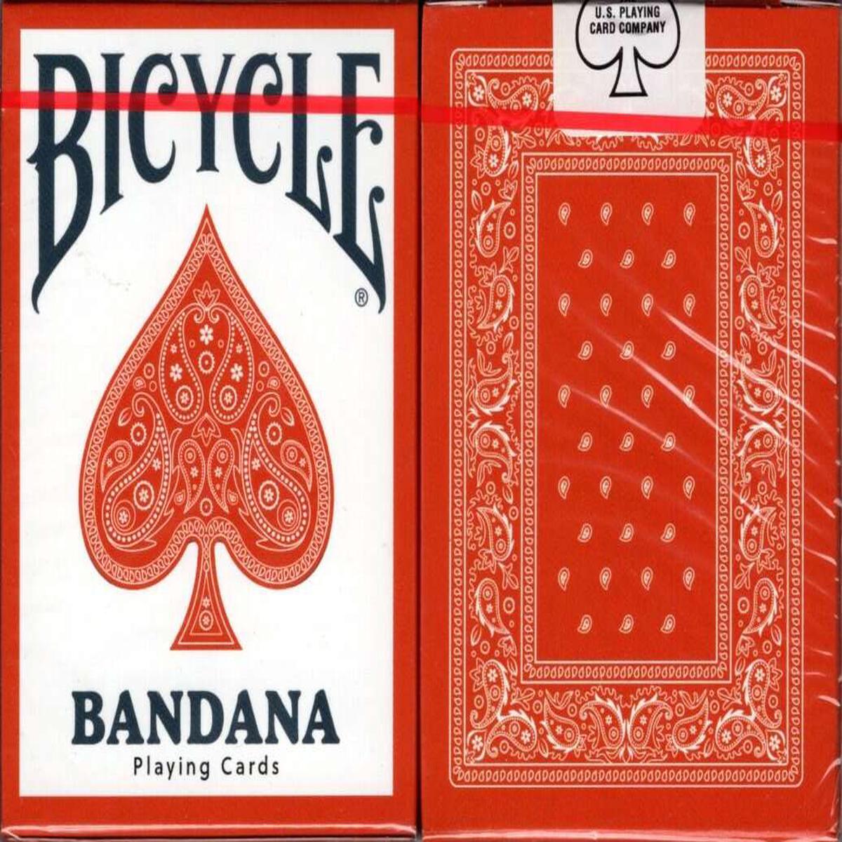 Bicycle Bandana Stripper Playing Cards – Sun Bleached Crimson