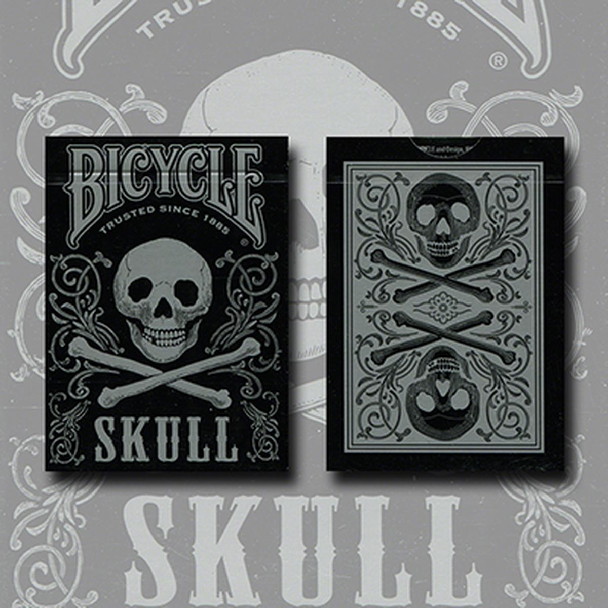 Bicycle Skull Metallic (Silver) USPCC by Gambler’s Warehouse