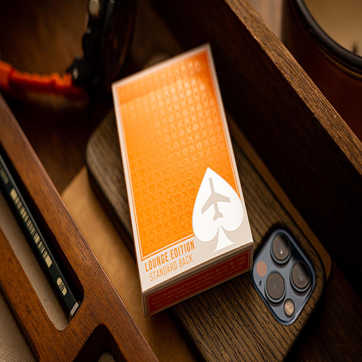 Lounge Edition in Hangar (Orange) | Jetsetter Playing Cards