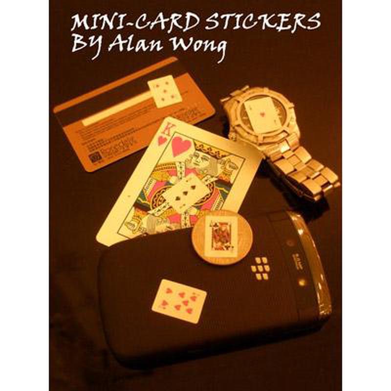 Mini Card Stickers by Alan Wong