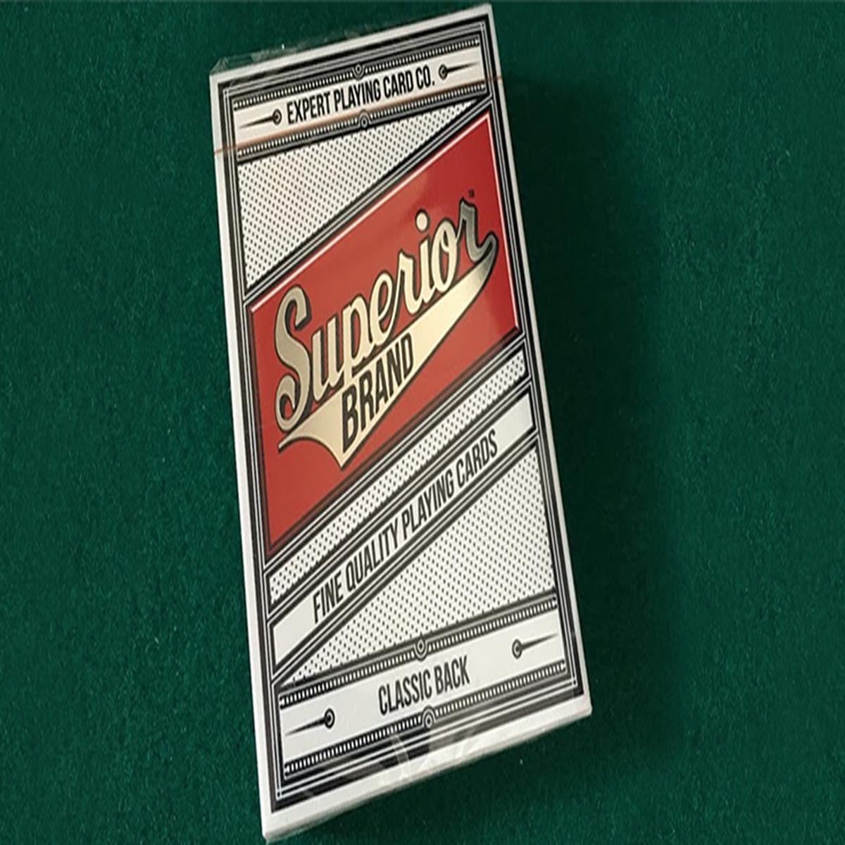 Superior Invisible (Red) Playing Cards | Expert Playing Card Co