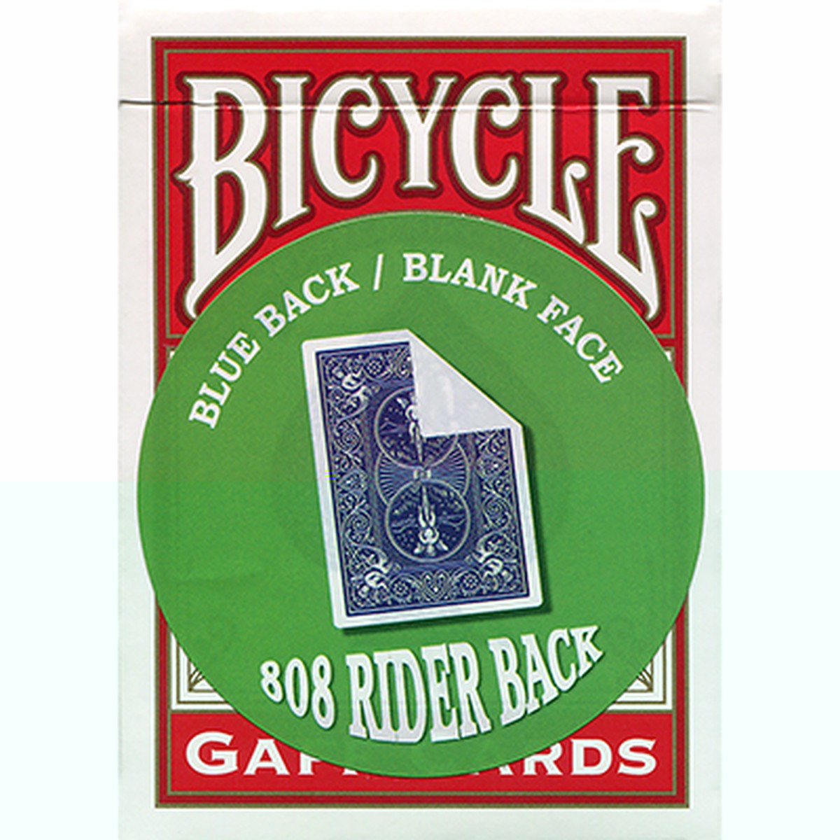 Blank Face Bicycle Cards, Blue