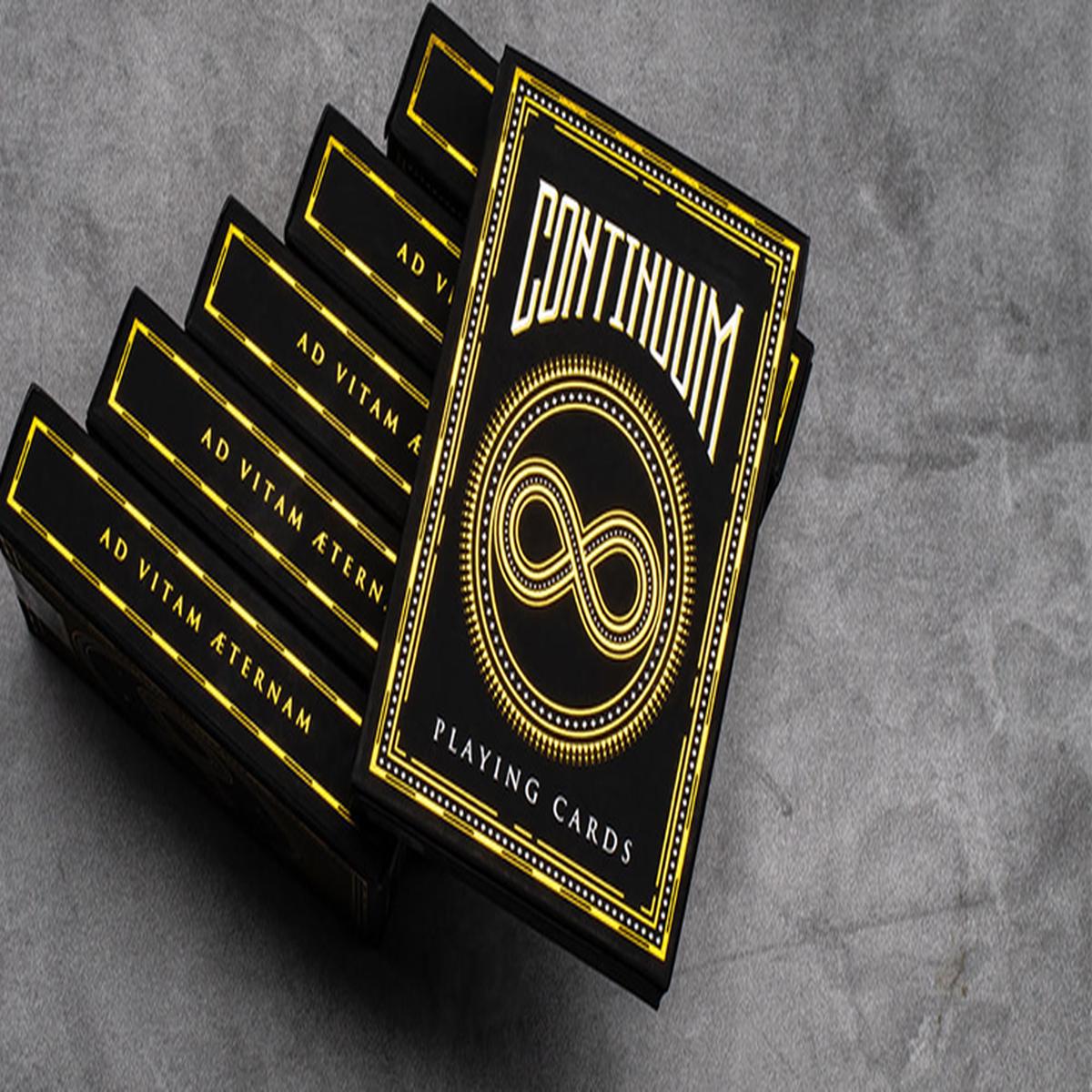 Continuum Playing Cards (Black), on sale
