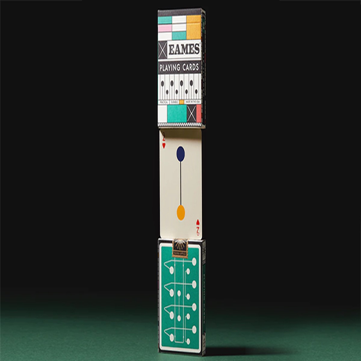 Eames Hang-It-All Green Playing Cards by Art of Play