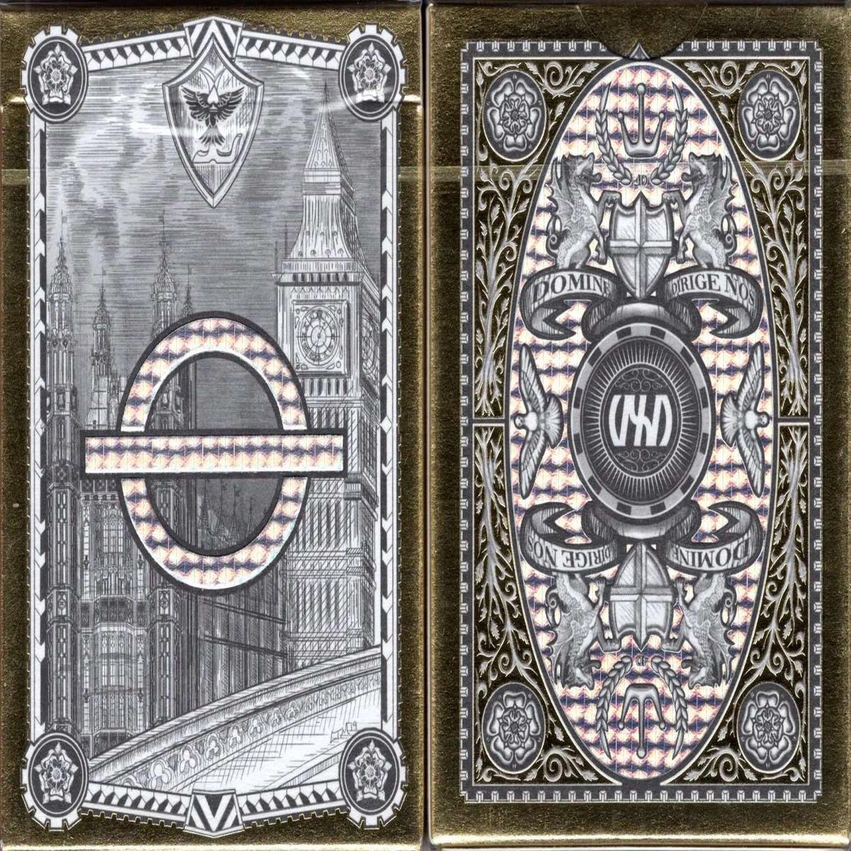 London Gold Diffractor Playing Cards