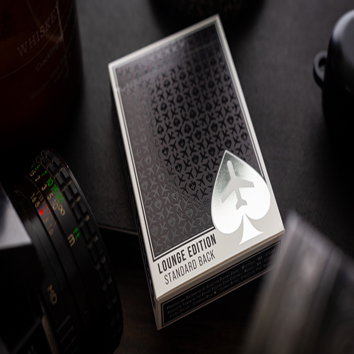 Lounge Edition Marked, Tarmac Black by Jetsetter Playing Cards