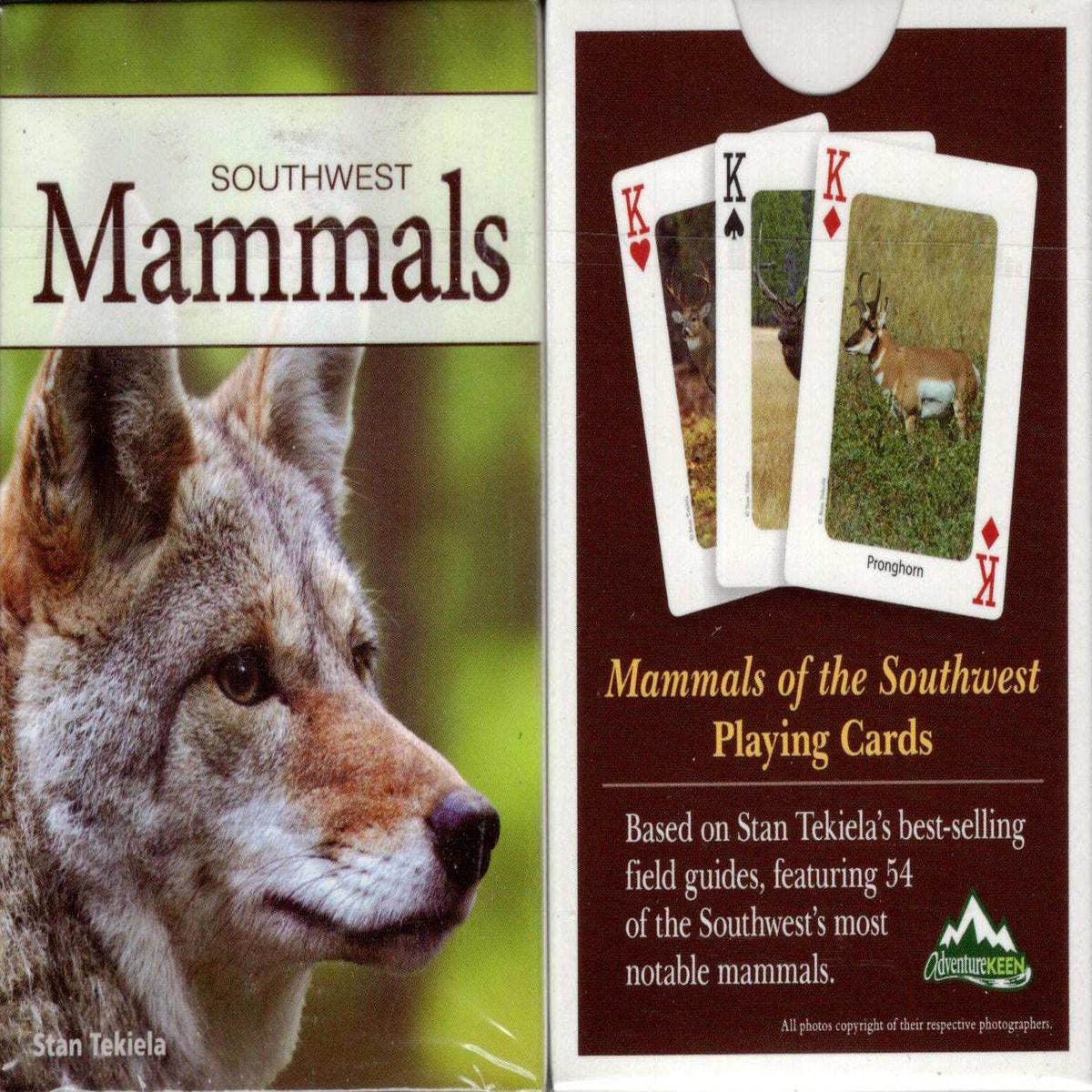 Southwest Mammals Playing Cards