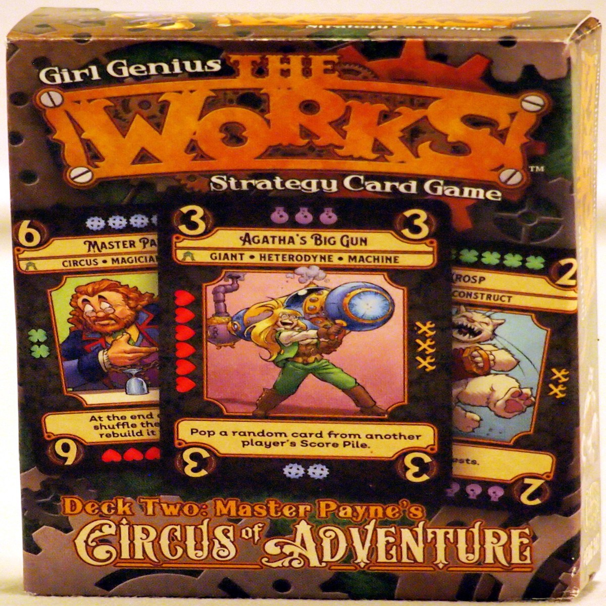 Cheapass Games Girl Genius The Works – Deck 2: Circus of Adventure