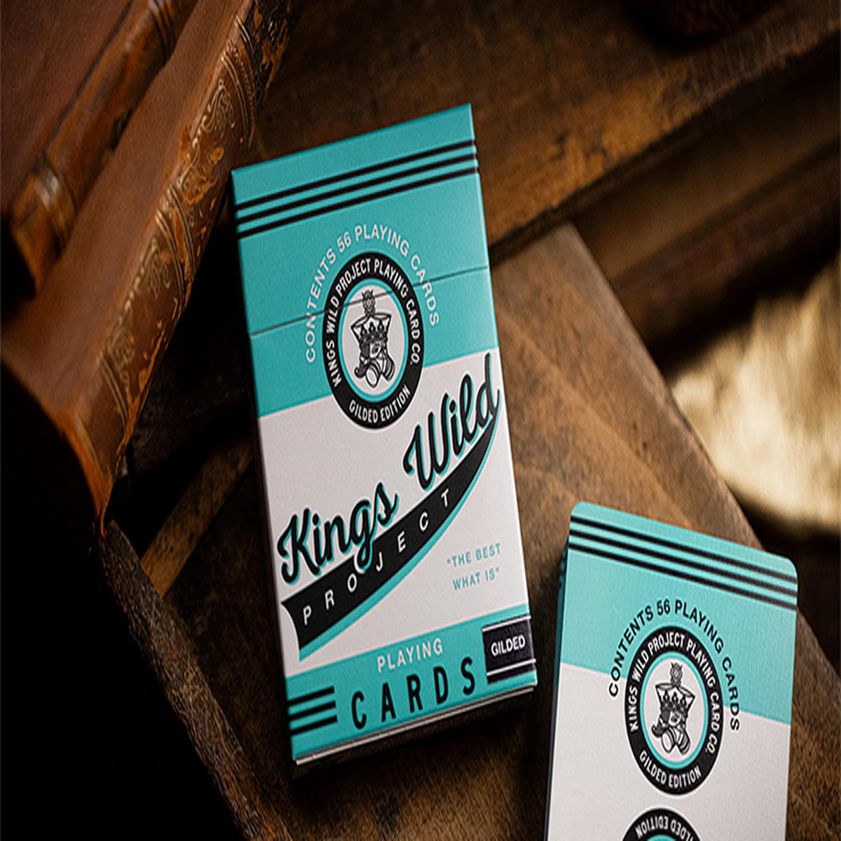 Gilded No13 Table Players Vol38 Playing Cards by Kings Wild Project