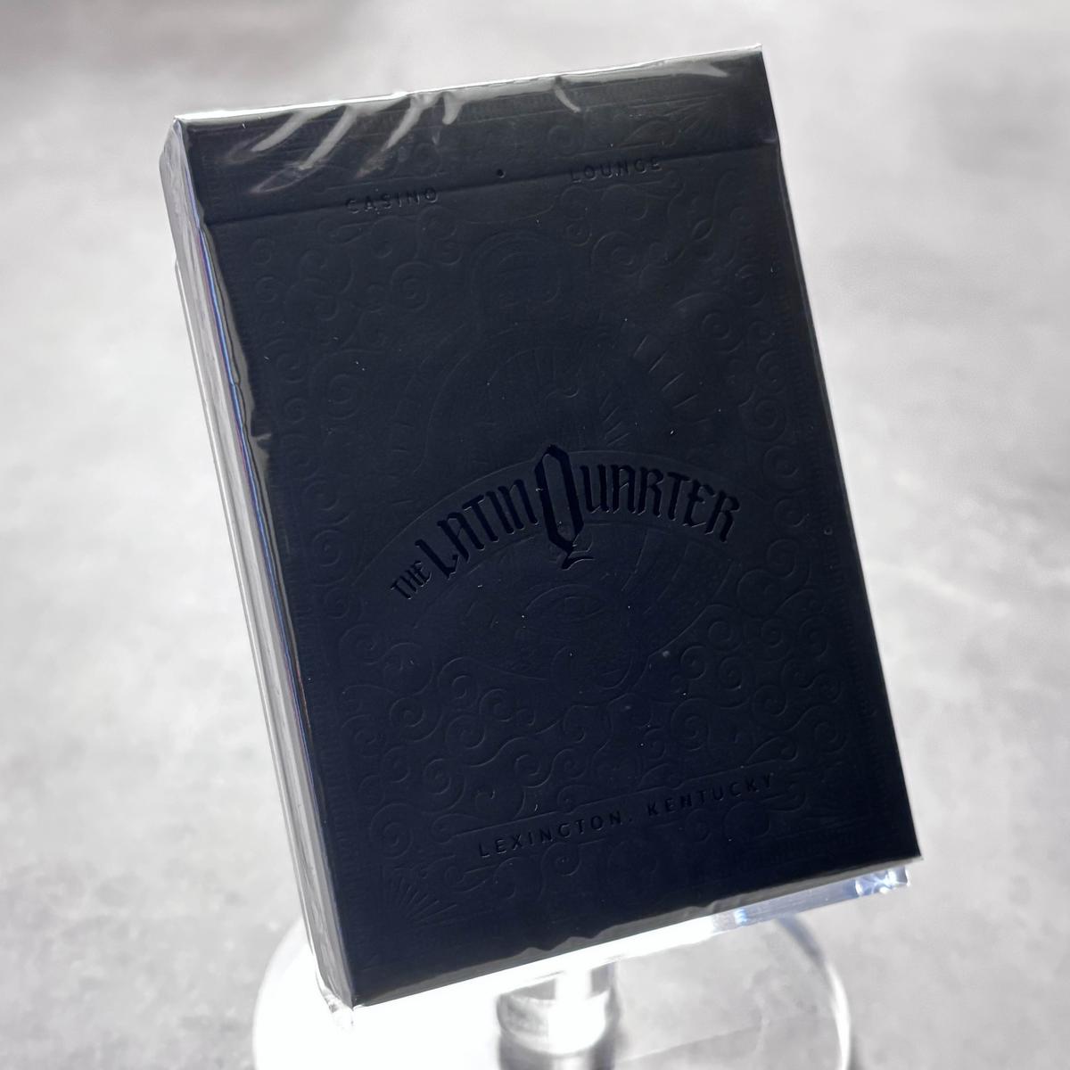 Latin Quarter (Signature Edition Black) Playing Cards