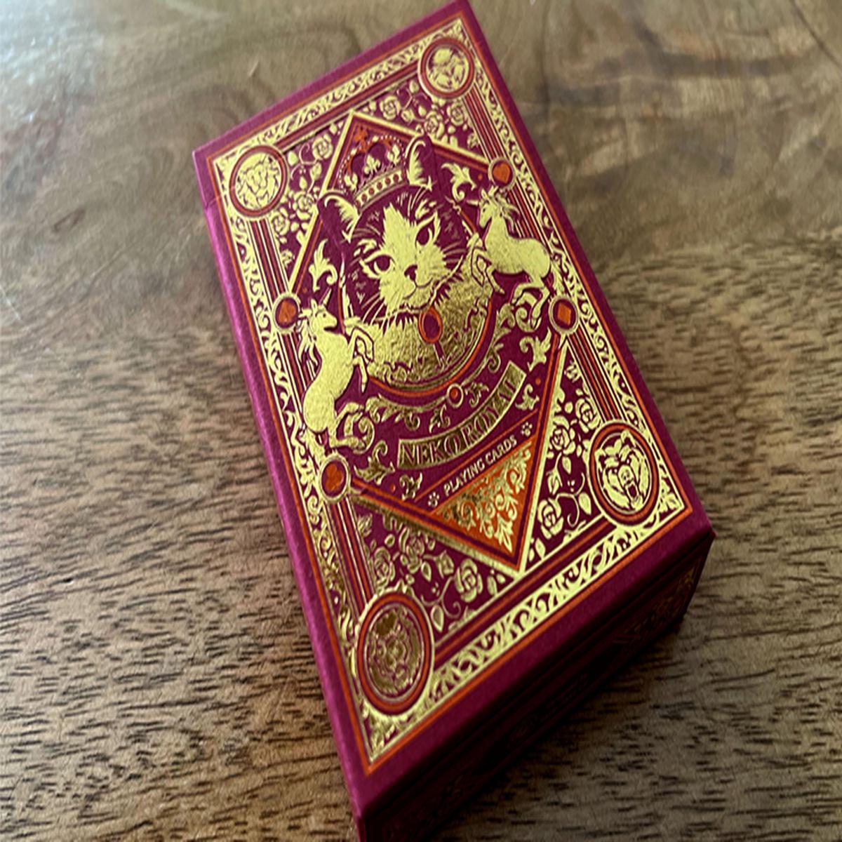 Neko Royal Red Playing Cards