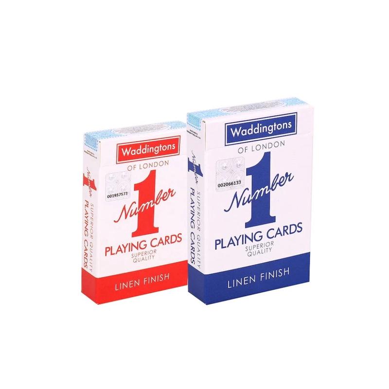 Winning Moves Waddingtons Number 1 Playing Cards – Red & Blue