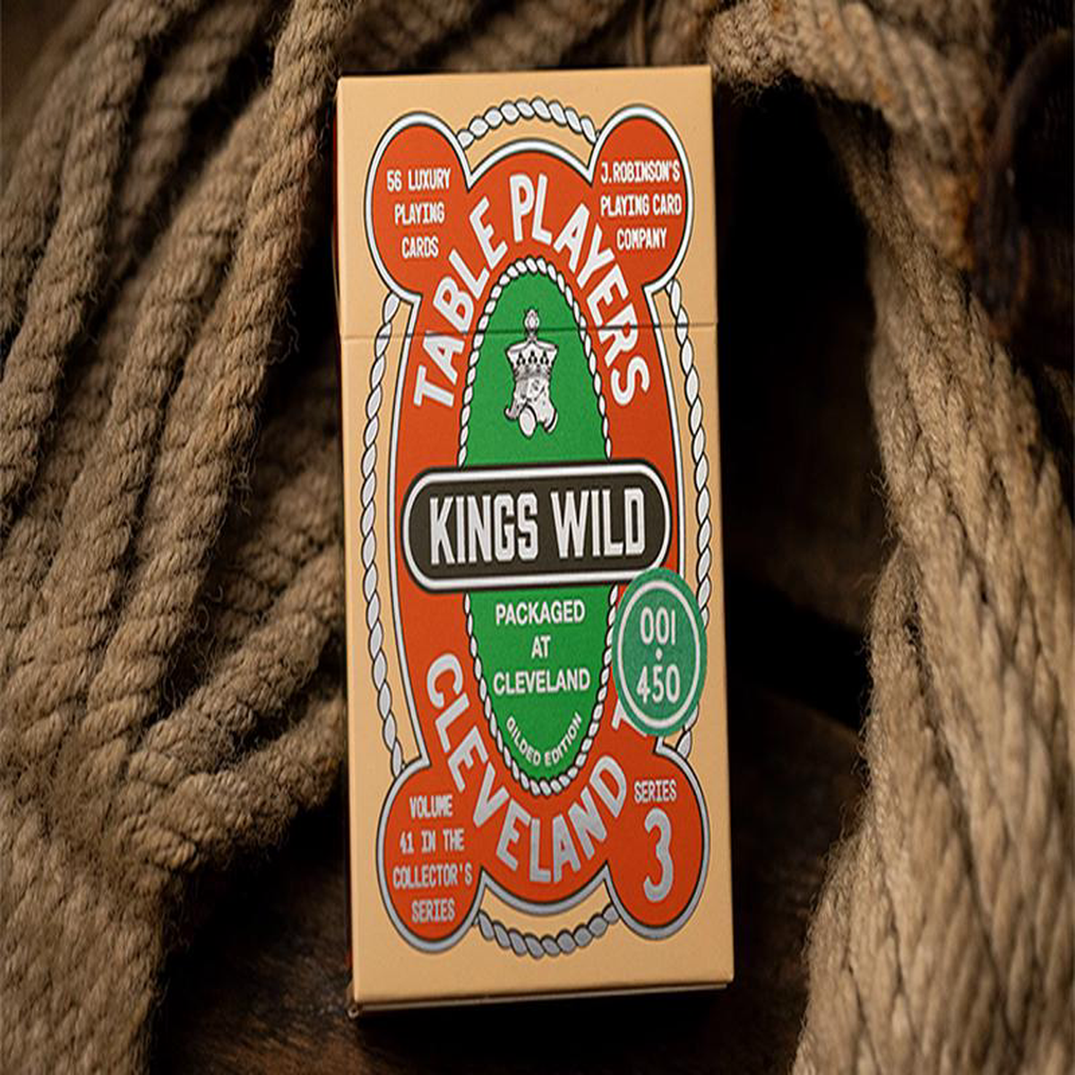 Gilded No13 Table Players Vol41 Playing Cards by Kings Wild Project