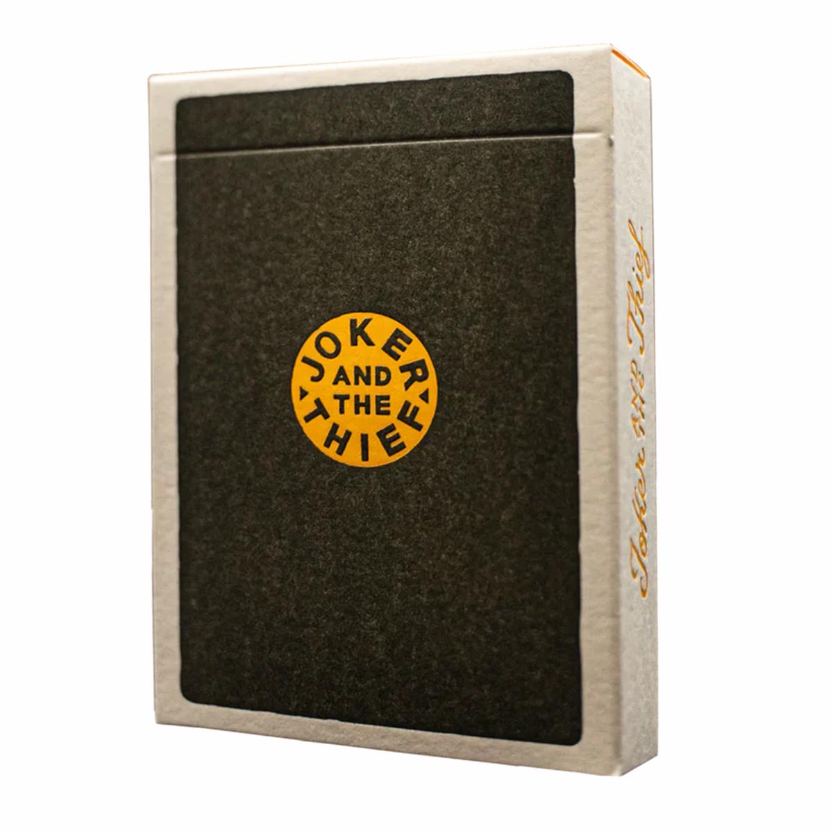 Joker and the Thief Playing Cards Black