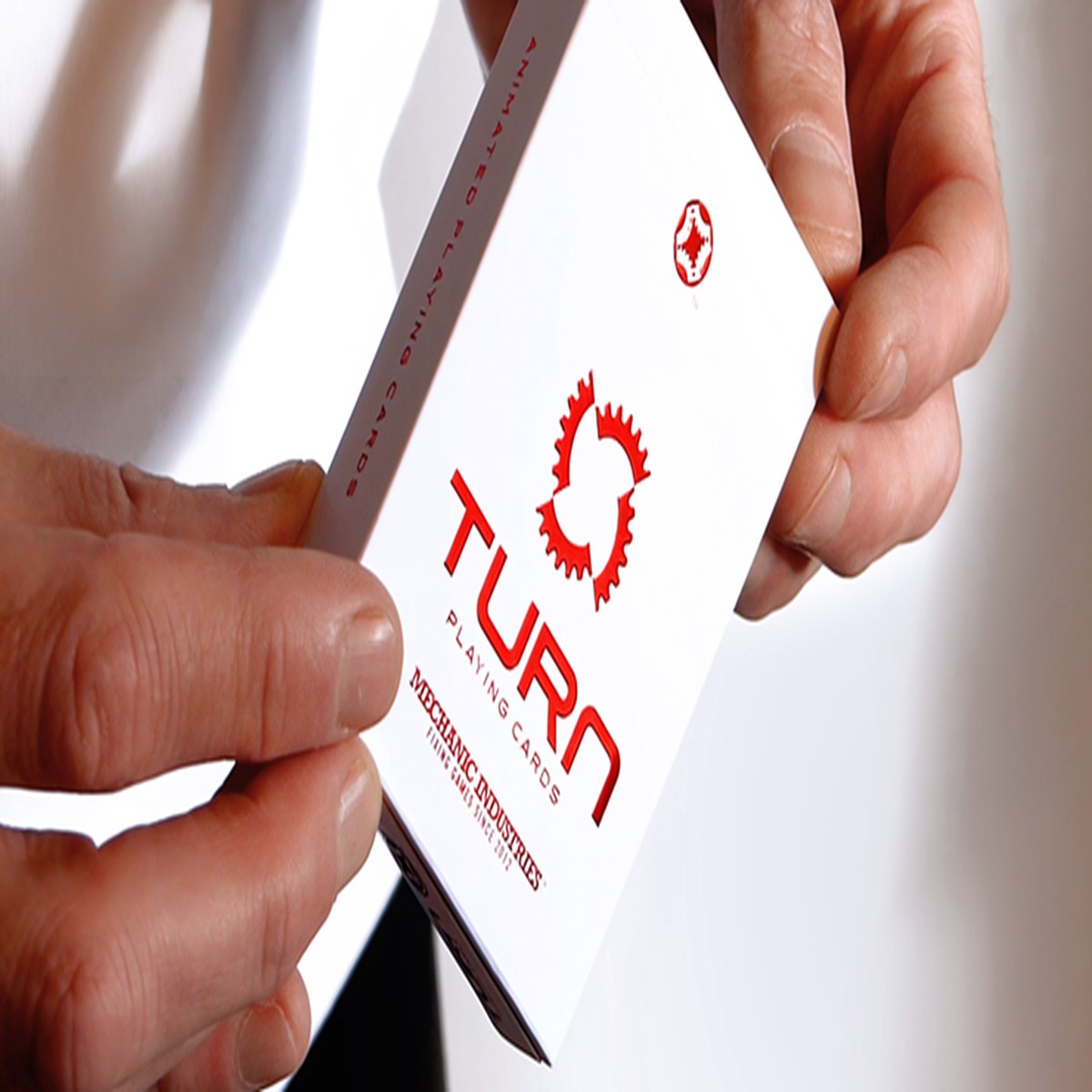 TURN (Red) Playing Cards by Mechanic Industries – Trick