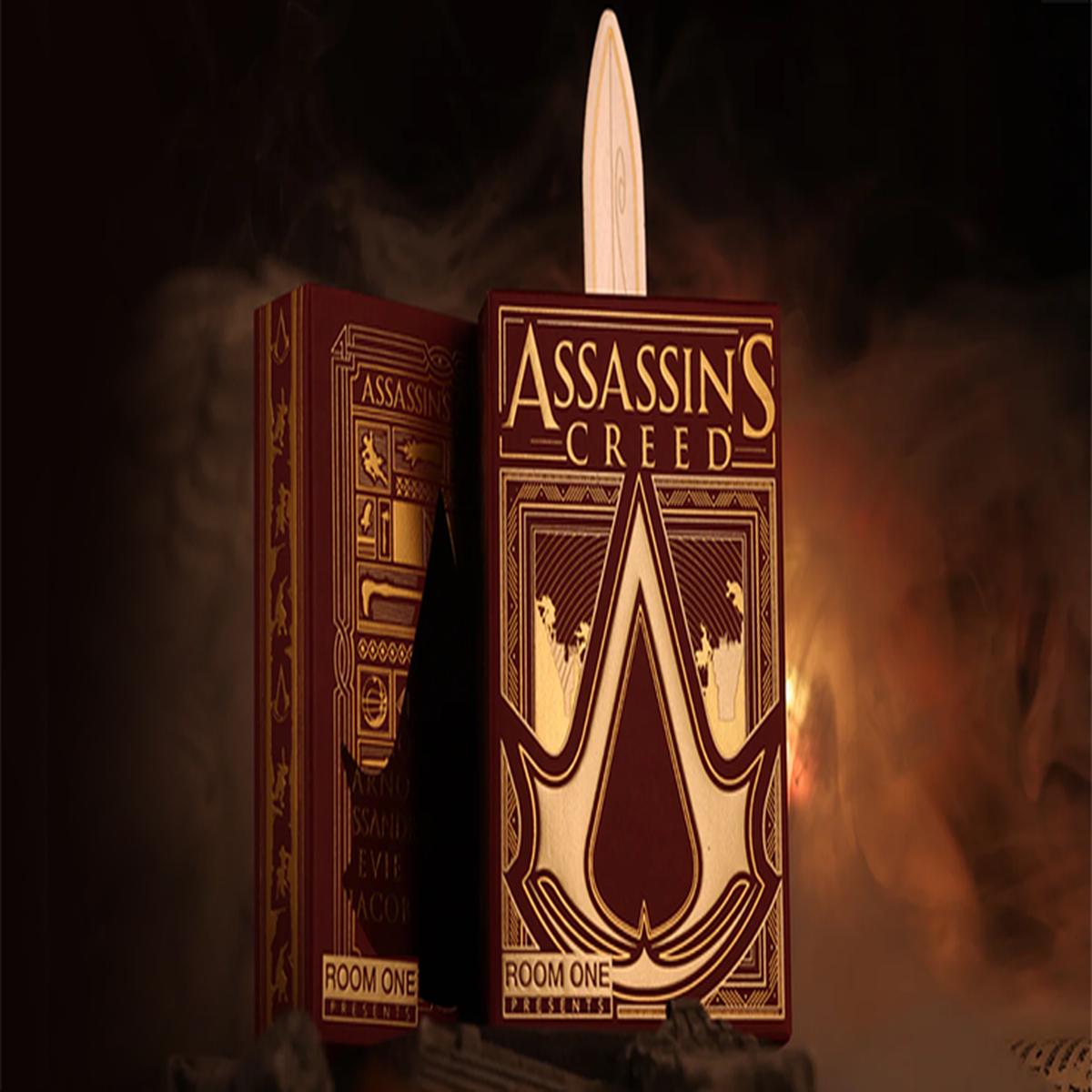 Assassin’s Creed Legacy Version 2 Garnet (Hidden Blade Black) Playing Cards