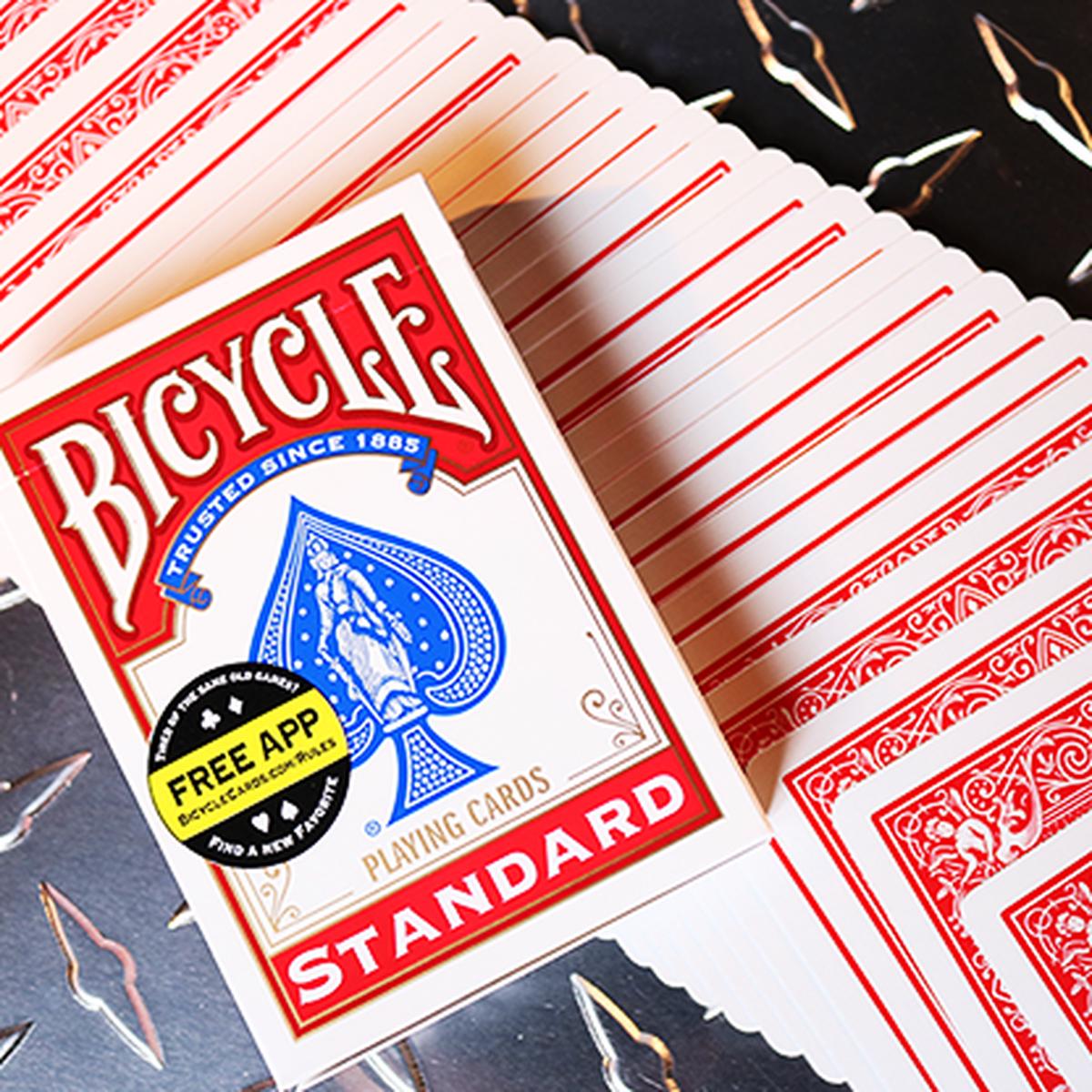Bicycle Standard Red Poker Cards (New Box)