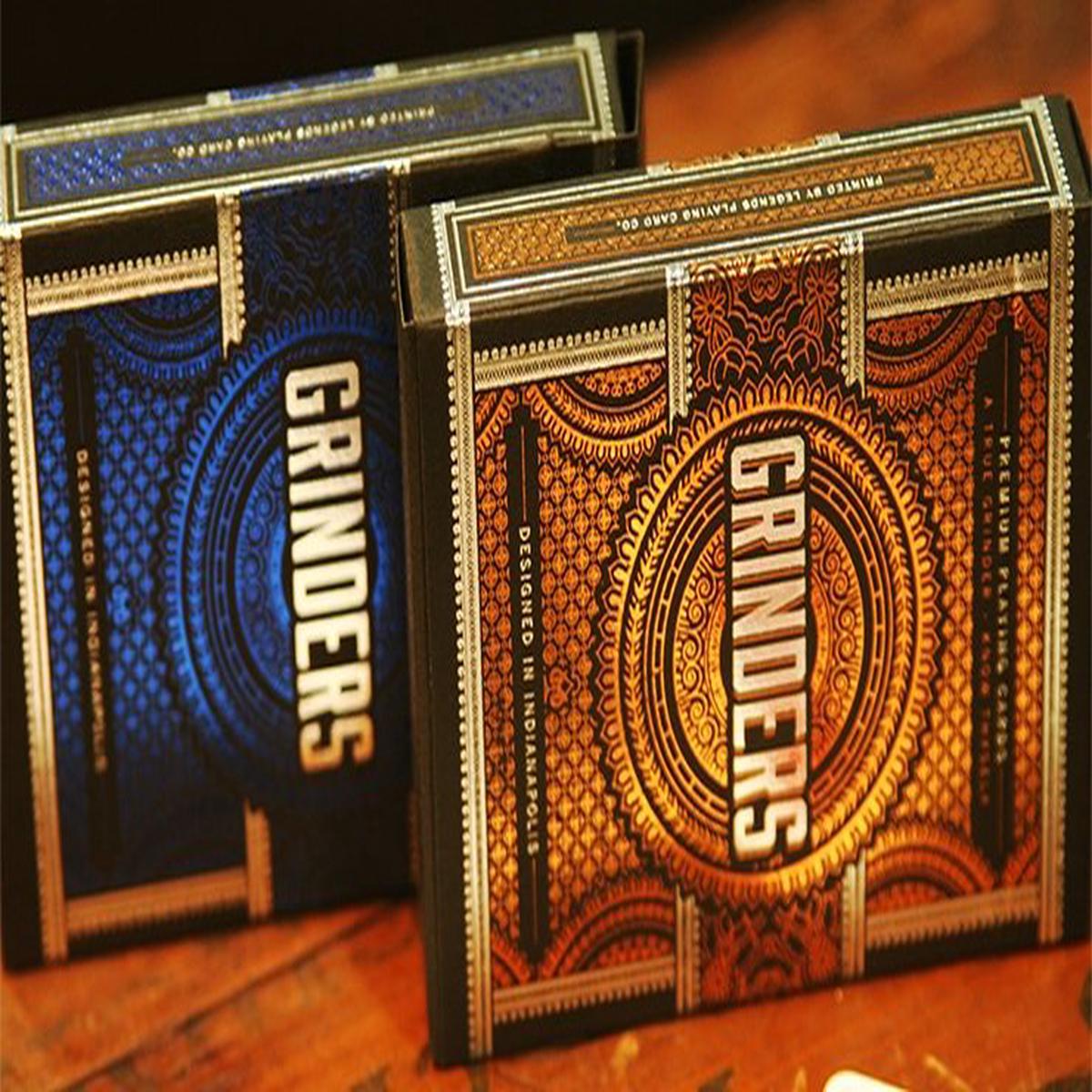 Blue Grinders Playing Cards by Midnight Cards – Default Title