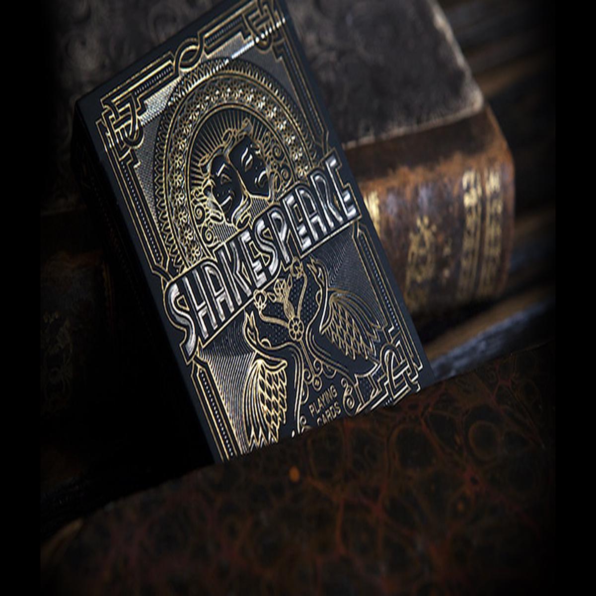 Shakespeare, Black Playing Cards