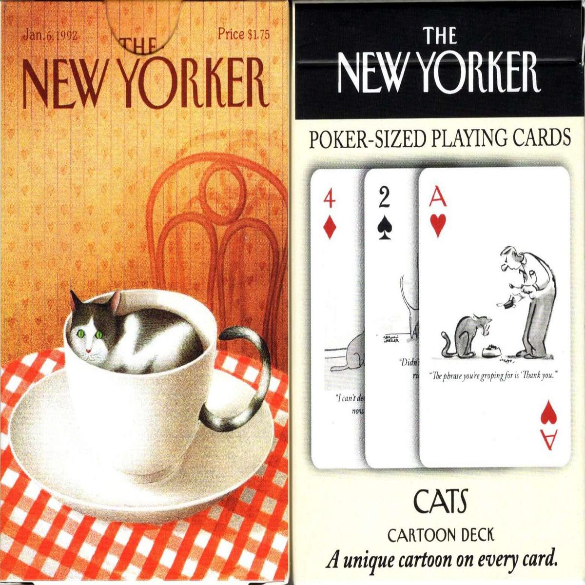 The New Yorker Cat Cartoons Playing Cards NYPC