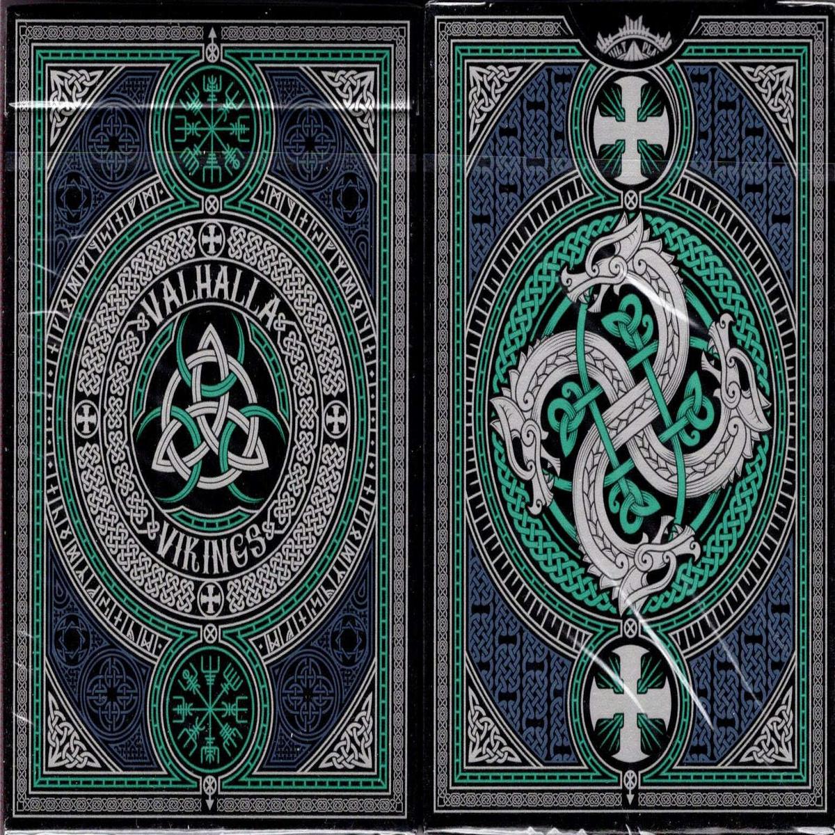 Valhalla Viking Emerald Playing Cards USPCC