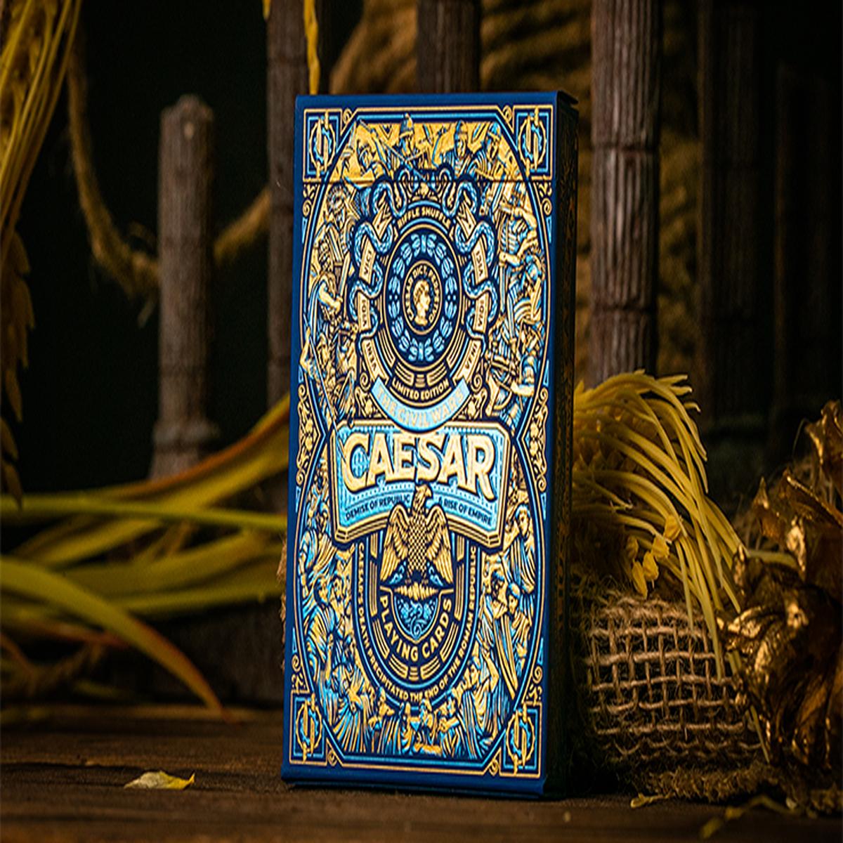 Caesar (Blue) Playing Cards by Riffle Shuffle, on sale