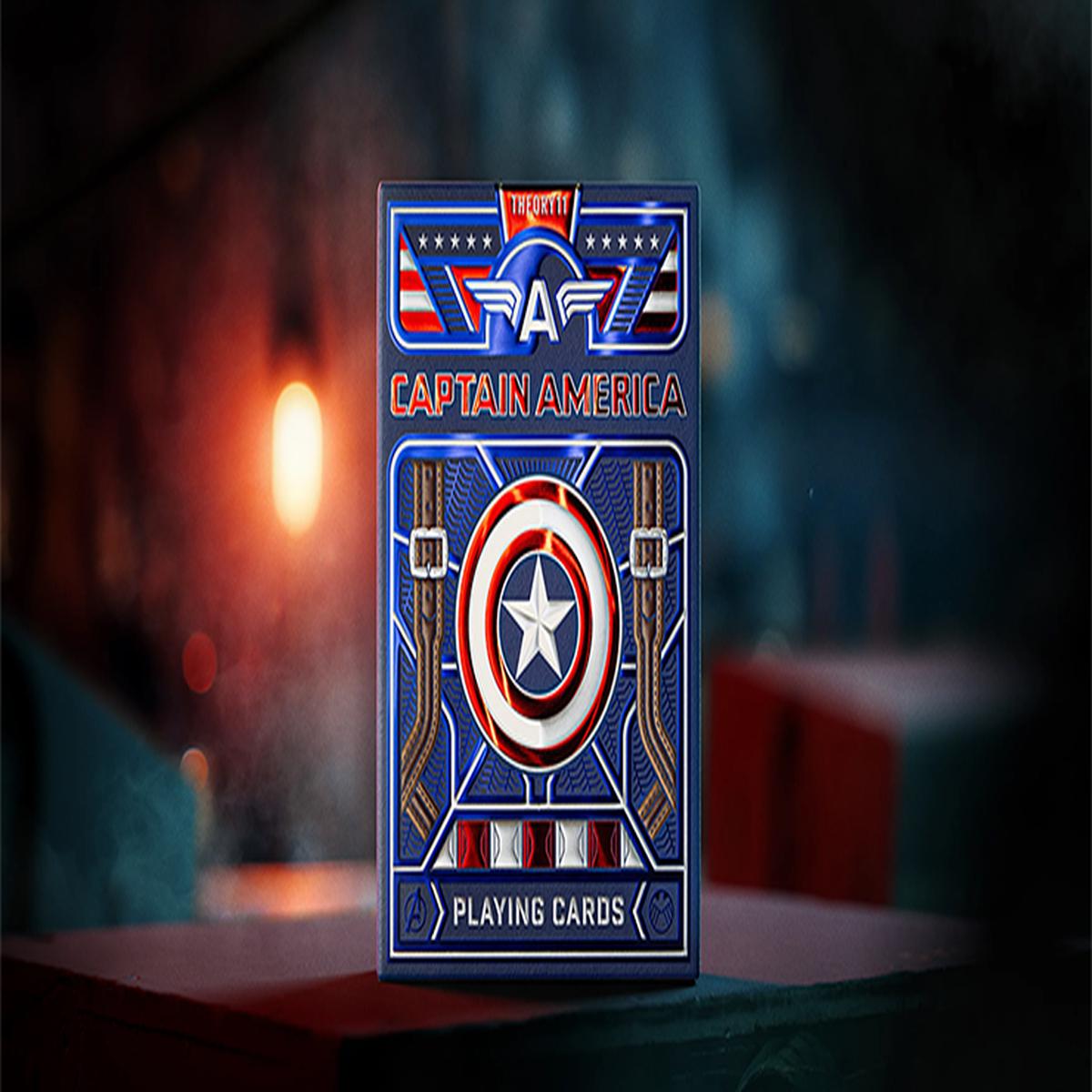Captain America Playing Cards by theory11