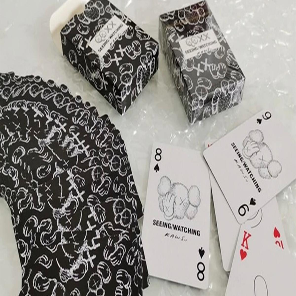 Kaws Seeing / Watching Black Edition Playing Cards
